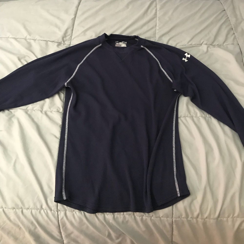 Men’s Navy Blue Under Armour Long Sleeve Shirt